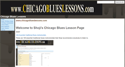 Desktop Screenshot of chicagoblueslessons.com